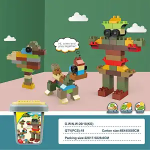 Kid Building Blocks DIY Toys 96 Pieces