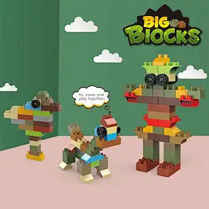 Kid Building Blocks DIY Toys 96 Pieces