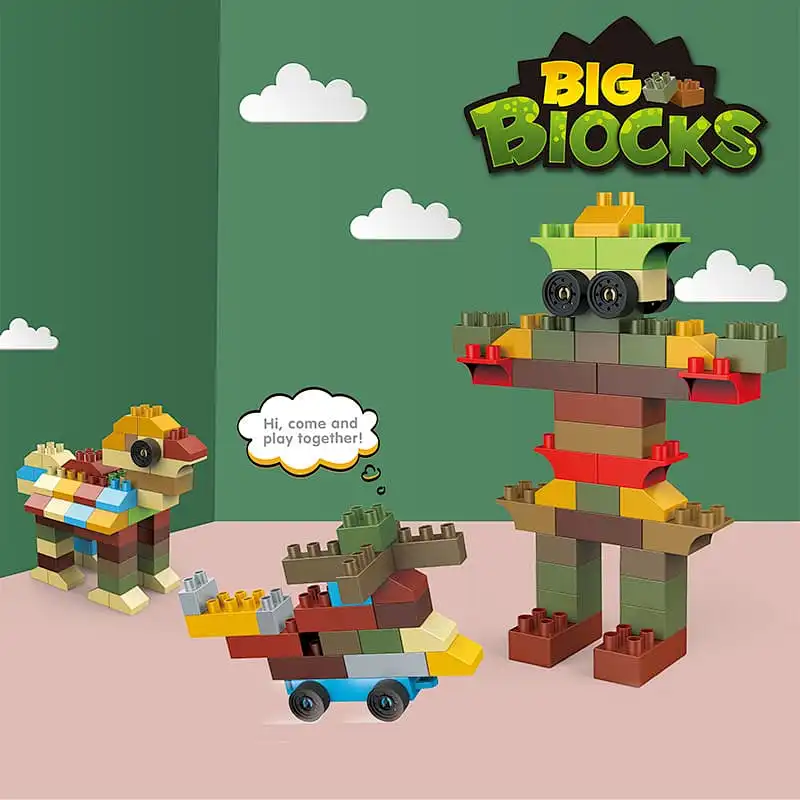 Kid Building Blocks DIY Toys 127 Pieces