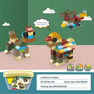 Kid Building Blocks DIY Toys 121 Pieces