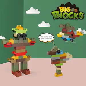 Kid Building Blocks DIY Toys 87 Pieces