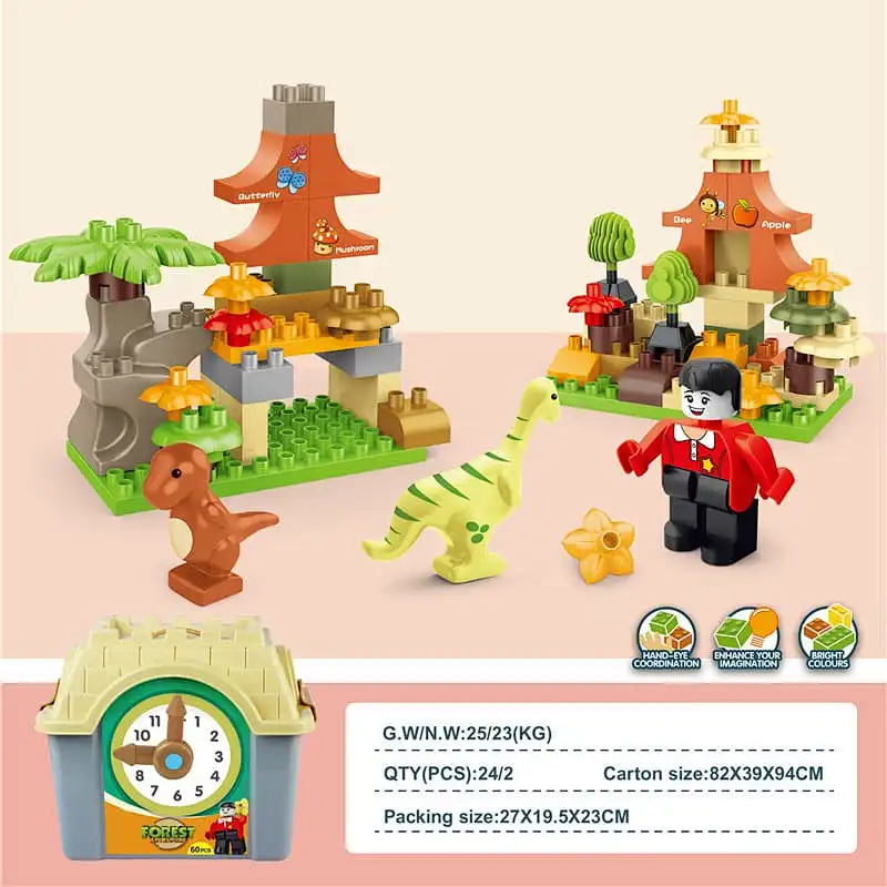 Forest Adventure Series Building Blocks 60 Pieces