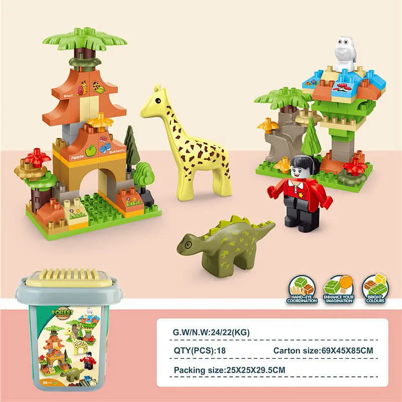 Forest Adventure Series Building Blocks 96 Pieces