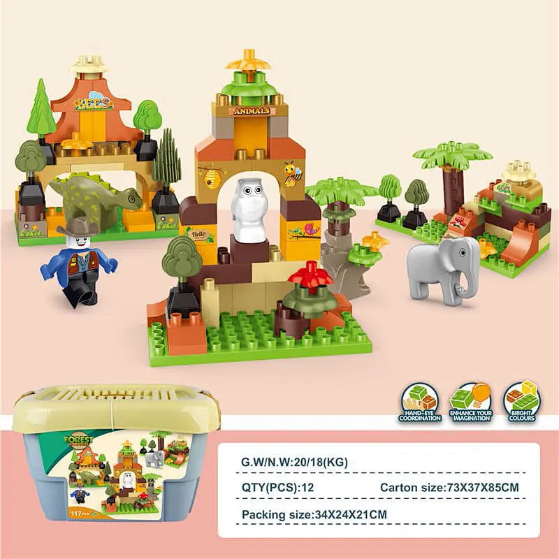 Forest Adventure Series Building Blocks 117 Pieces