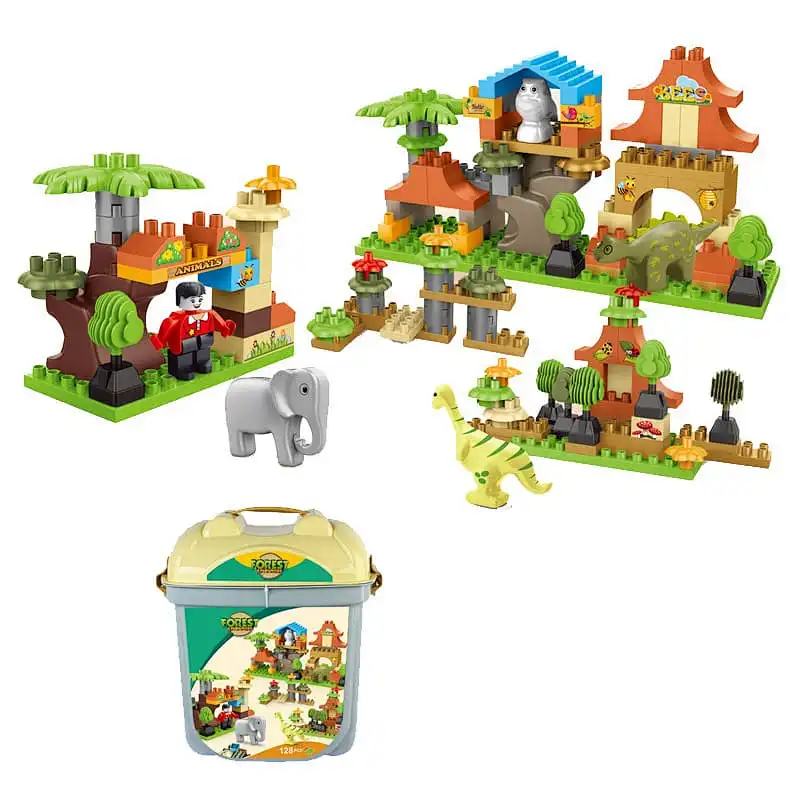 Forest Adventure Series Building Blocks 128 Pieces