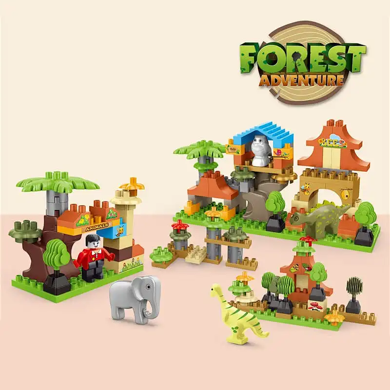 Forest Adventure Series Building Blocks 128 Pieces