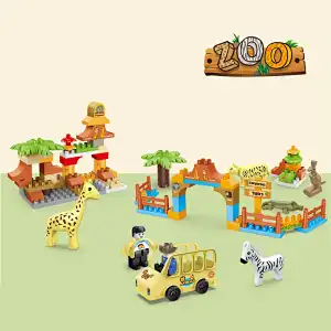 Zoo Series Building Blocks 92 Pieces
