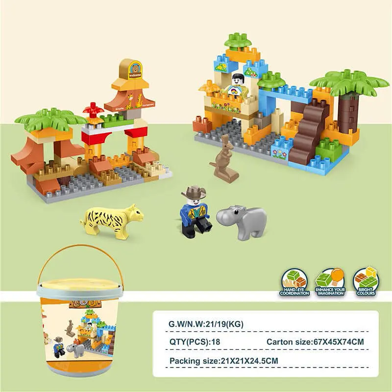 Zoo Series Building Blocks 93 Pieces
