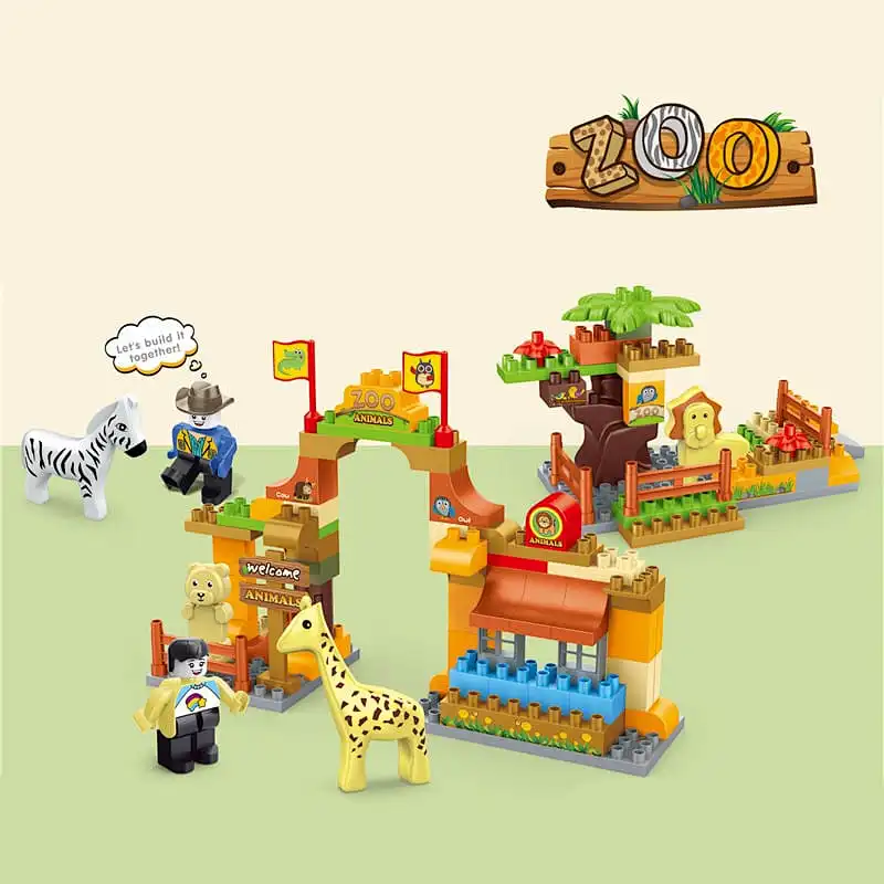 Zoo Series Building Blocks 96 Pieces