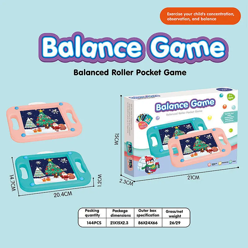 Hand-held Balance Ball Beads Maze Board Toys