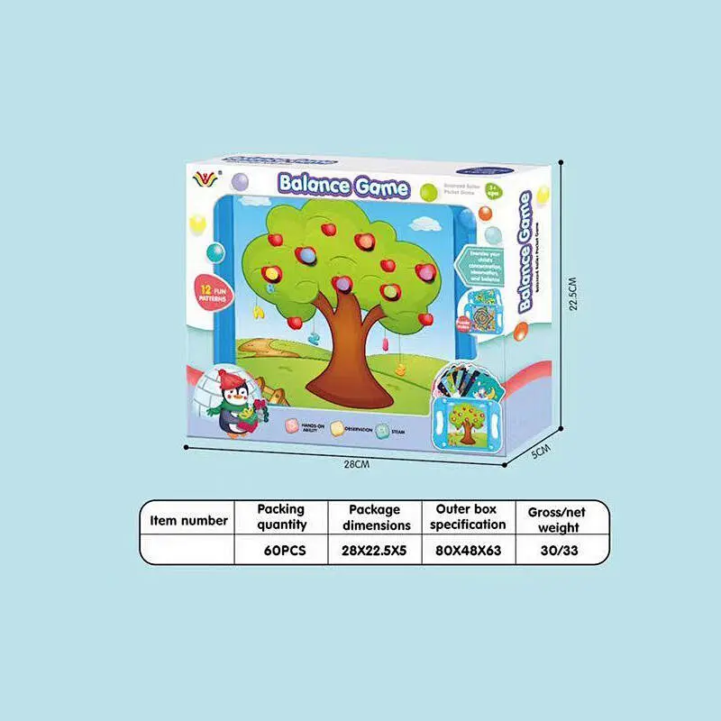 Hand-held Balance Ball Beads Maze Board Toys