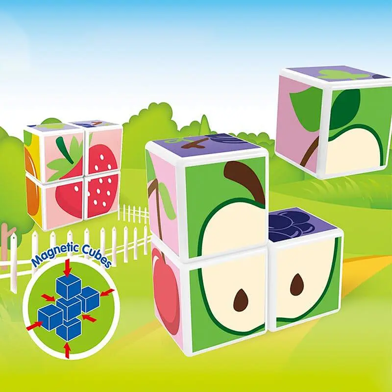 Magnetic Cube Puzzles 4 Cubes