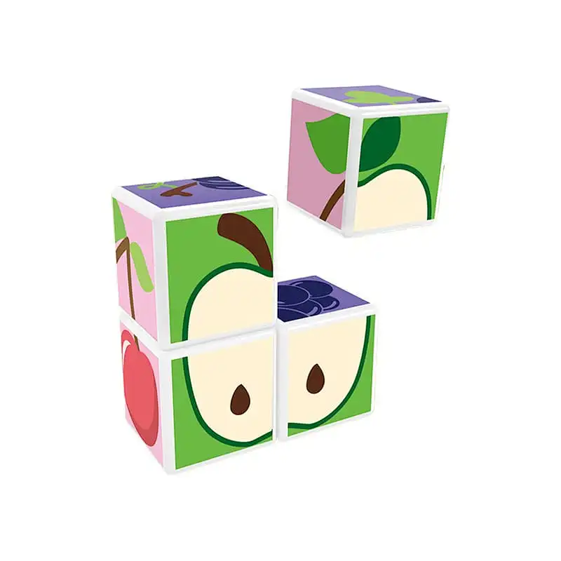 Magnetic Cube Puzzles 4 Cubes