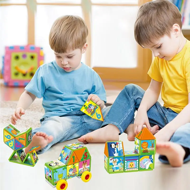 Magnetic Block Puzzles 29 Pieces