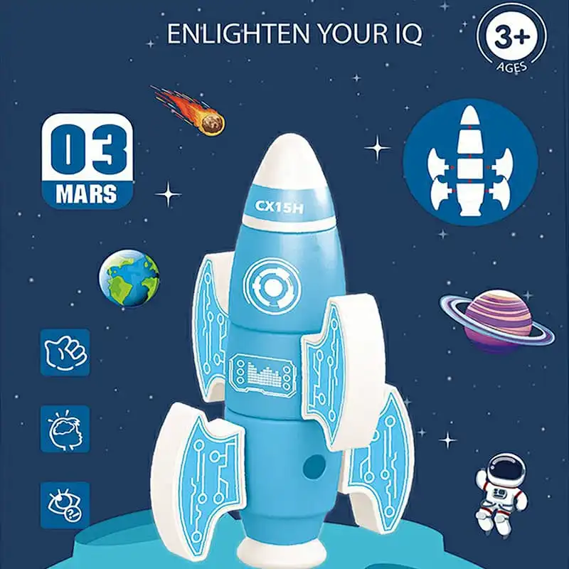 Magnetic Rocket Toys