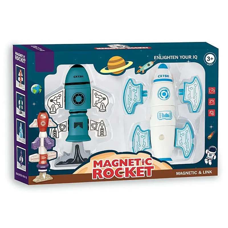 Magnetic Twin Rocket Toys