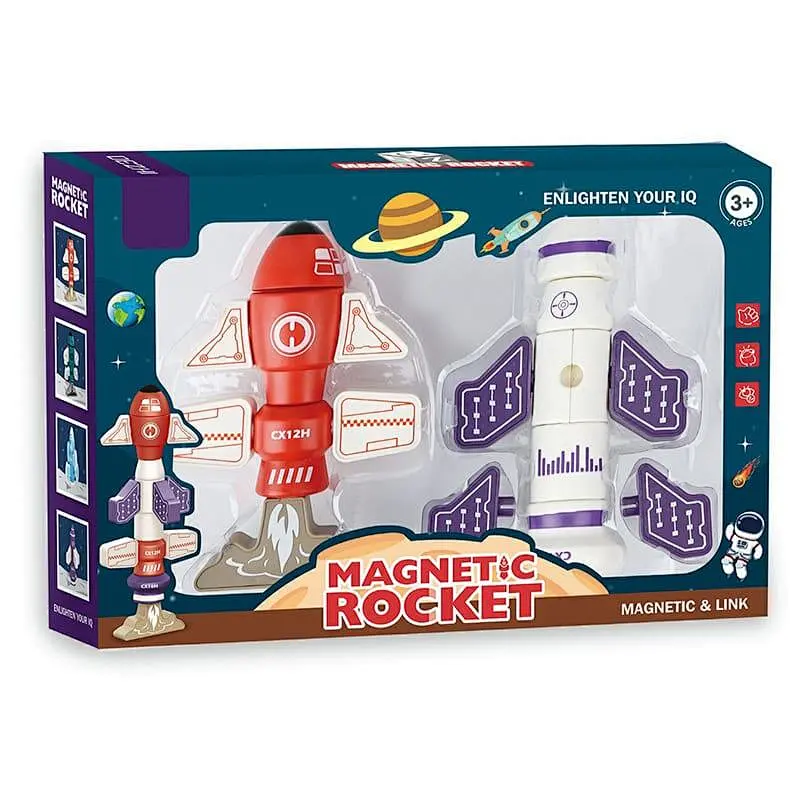 Magnetic Twin Rocket Toys