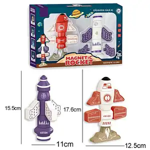 Magnetic Twin Rocket Toys