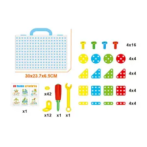 Drill Design Puzzle Set 186 Pieces