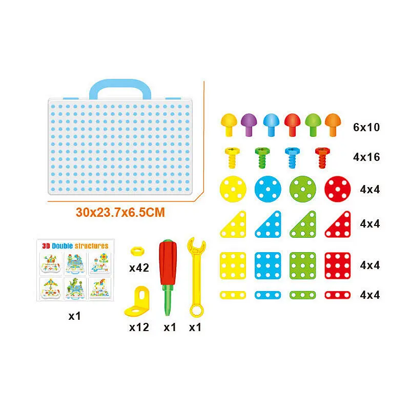 Drill Design Puzzle Set 246 Pieces