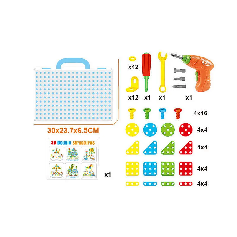 Drill Design Puzzle Set 187 Pieces