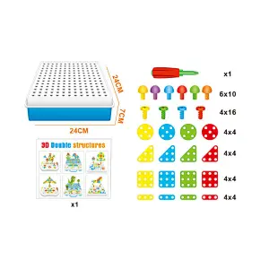 Drill Design Puzzle Set 191 Pieces