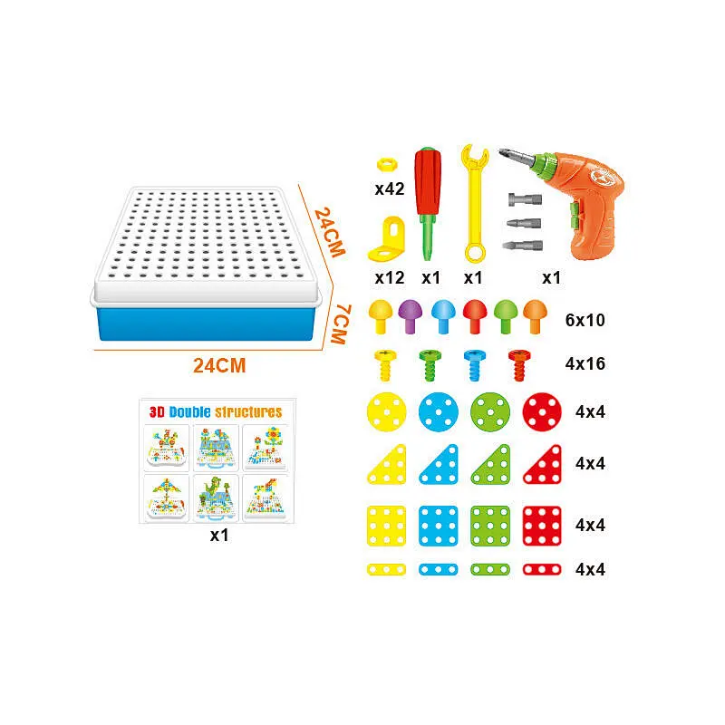 Drill Design Puzzle Set 247 Pieces