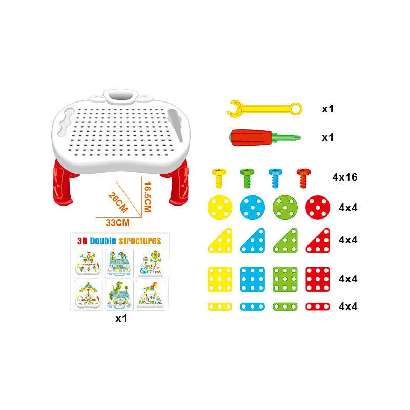 Drill Design Puzzle Set 132 Pieces