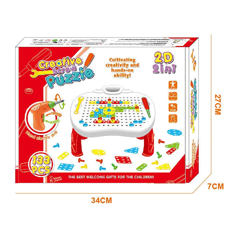 Drill Design Puzzle Set 133 Pieces