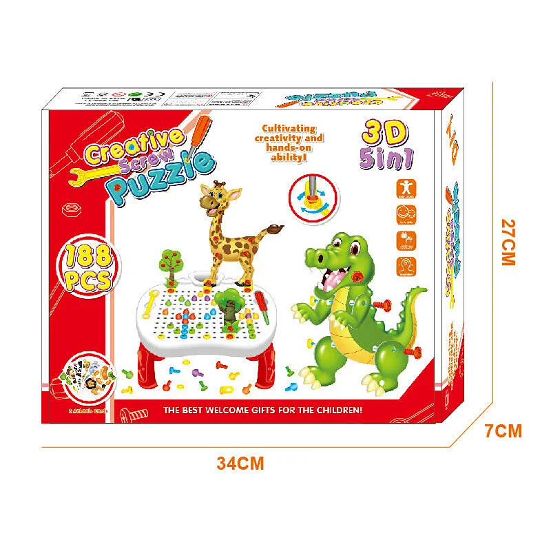 Drill Design Puzzle Set 188 Pieces