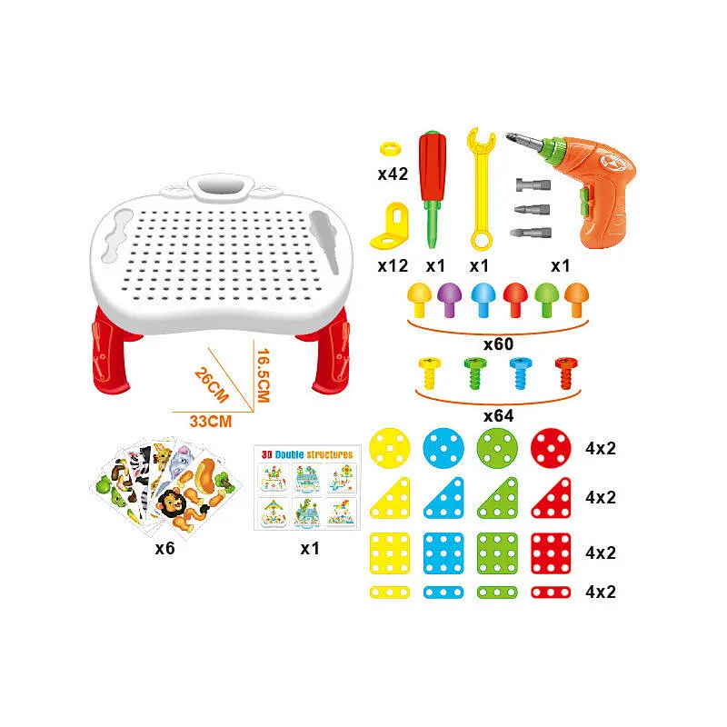 Drill Design Puzzle Set 221 Pieces