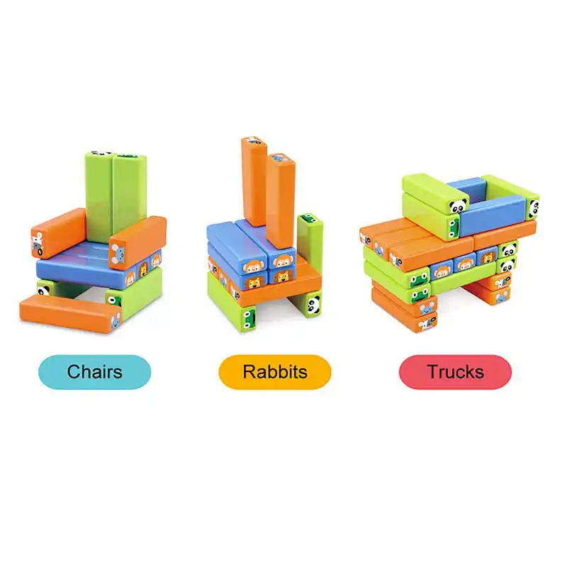 DOMINO Block Stacking Game
