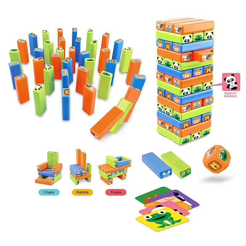 DOMINO Block Stacking Game