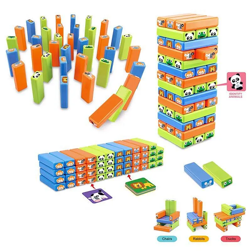 DOMINO Block Stacking Game