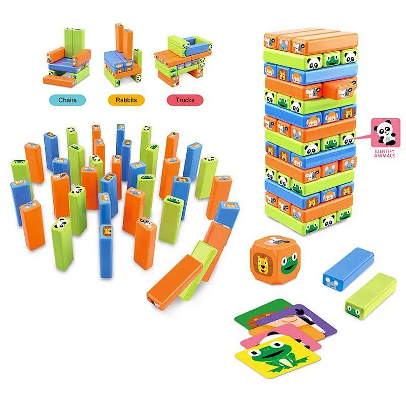 DOMINO Block Stacking Game