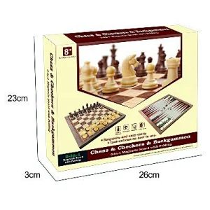 3 in 1 Magnetic Board Game