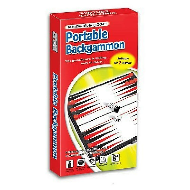 Folding Magnetic Backgammon Game