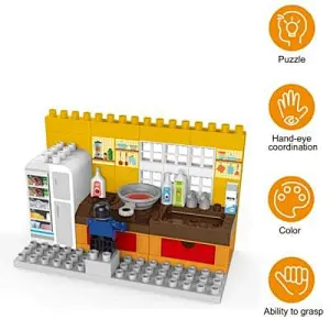 Kitchen Series Building Blocks Toys 63 Pieces