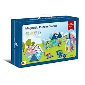 Magnetic Block Puzzles 38 Pieces