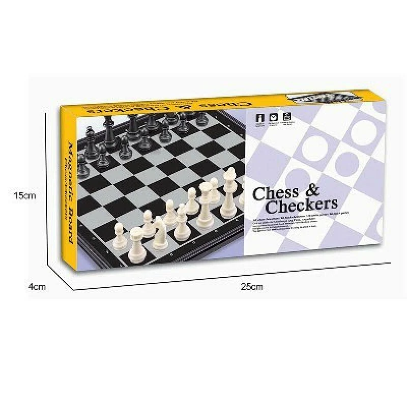 Magnetic Chess & Checkers Set