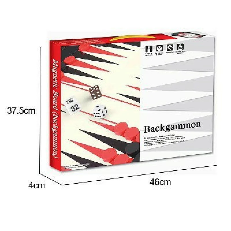 Magnetic Backgammon Game