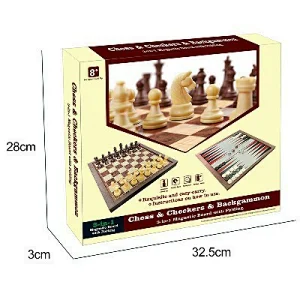 3 in 1 Magnetic Board Game (Medium)