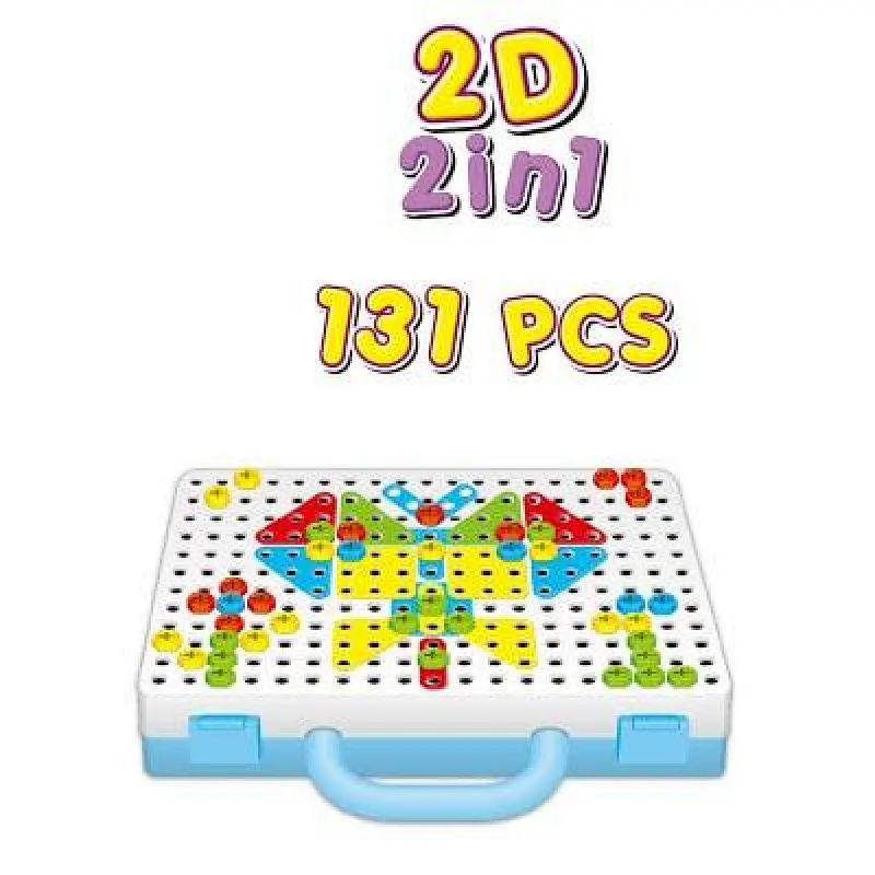 Drill Design Puzzle Set 131 Pieces