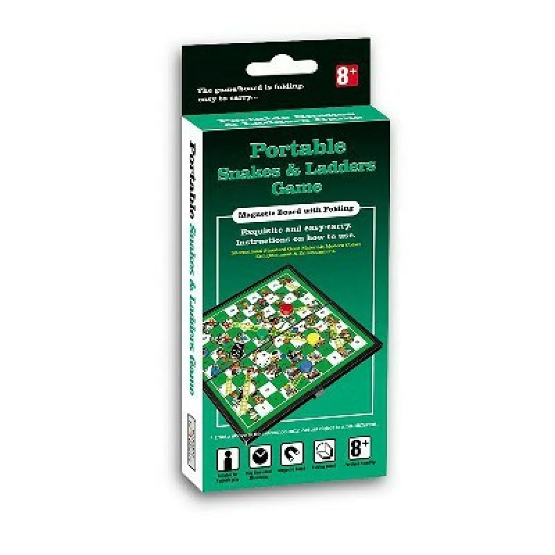 Portable Snakes & Ladders Game
