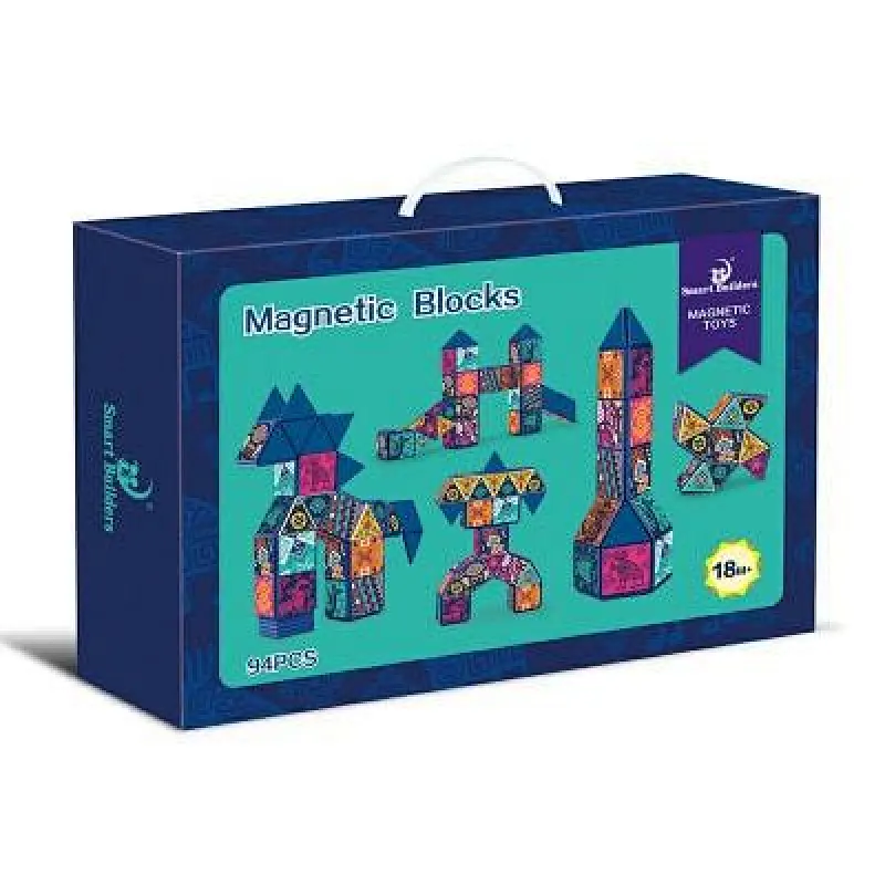 Magnetic Block Puzzles 94 Pieces