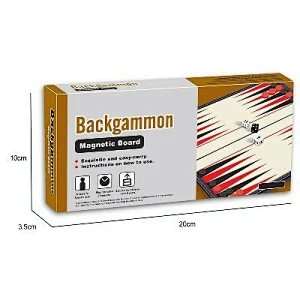 Magnetic Backgammon Game
