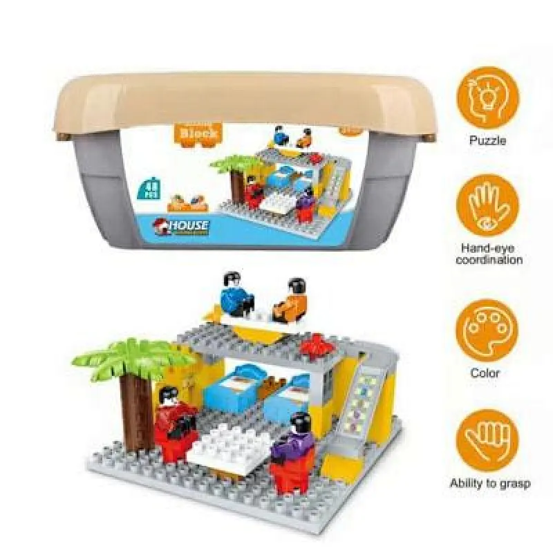 House Series Building Blocks 48 Pieces
