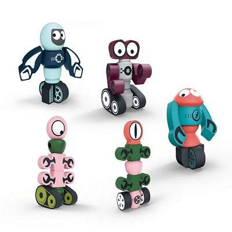 Magnetic Robot Toys 35 Pieces