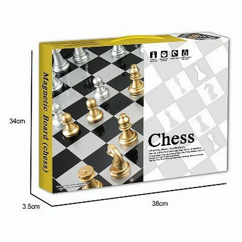 Gold Silver Magnetic Chess