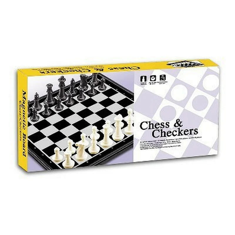 Magnetic Chess & Checkers Set